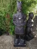 Product image 1 of the product “Chinese warrior, standing, 150 cm height, cast stone, handcrafted & coloured ”